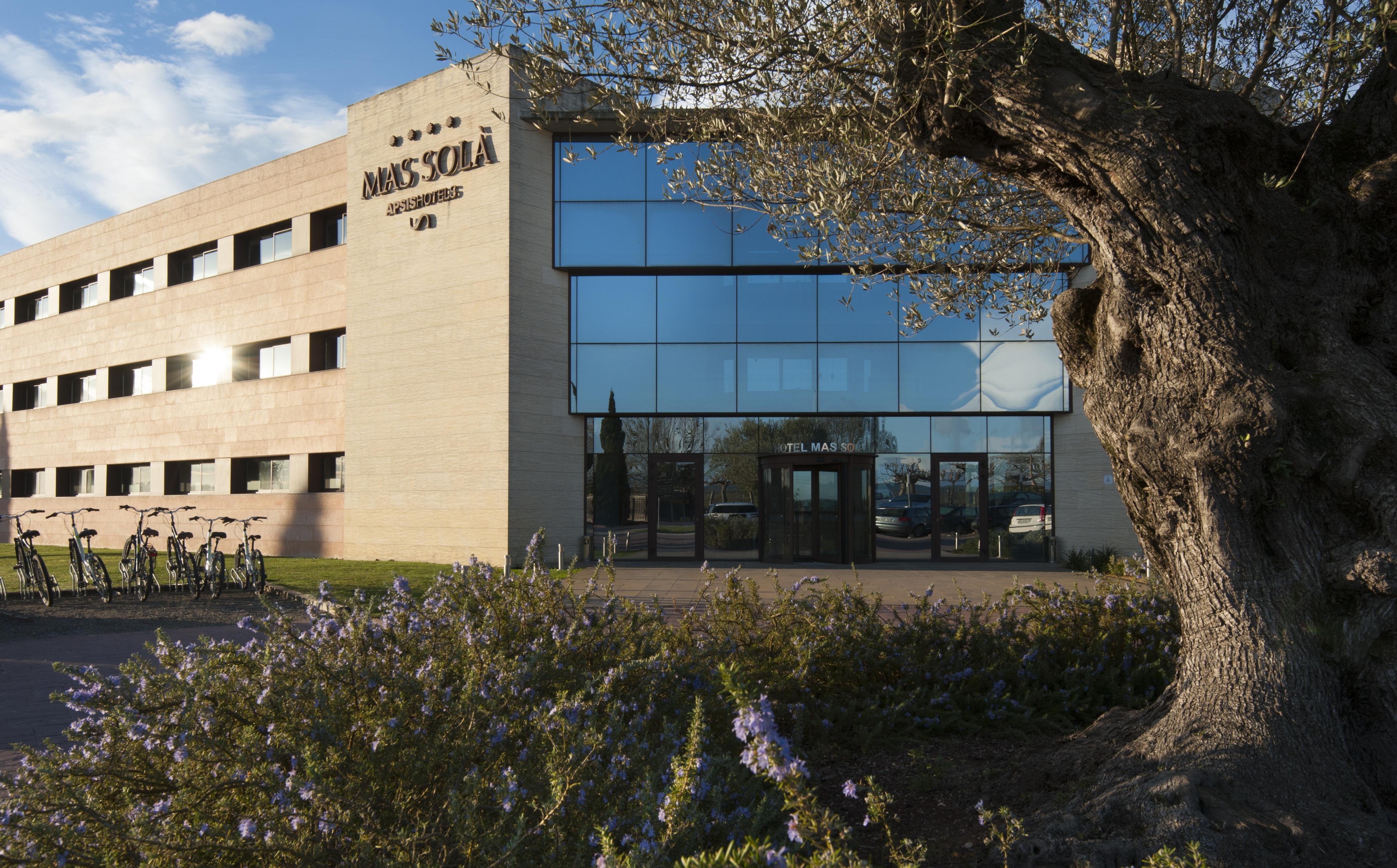Hotel Mas Sola Santa Coloma De Farners Buitenkant foto