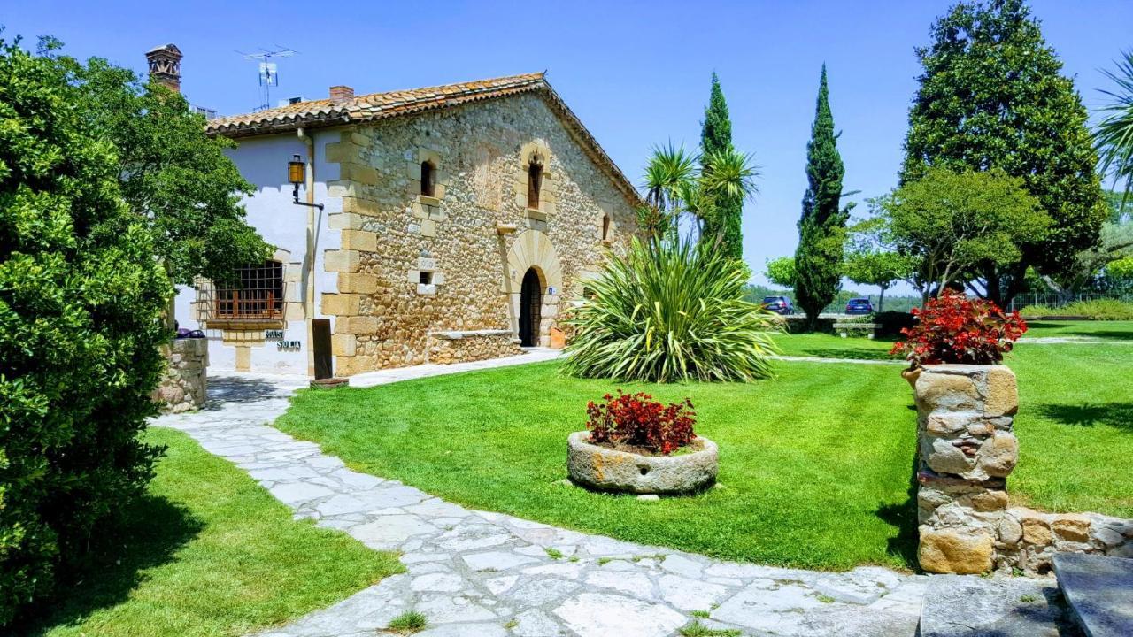 Hotel Mas Sola Santa Coloma De Farners Buitenkant foto